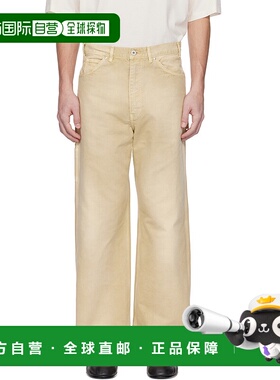 1h可退 香港直邮AURALEE 男士 米色长裤 A25SP02CD beige米色 舒
