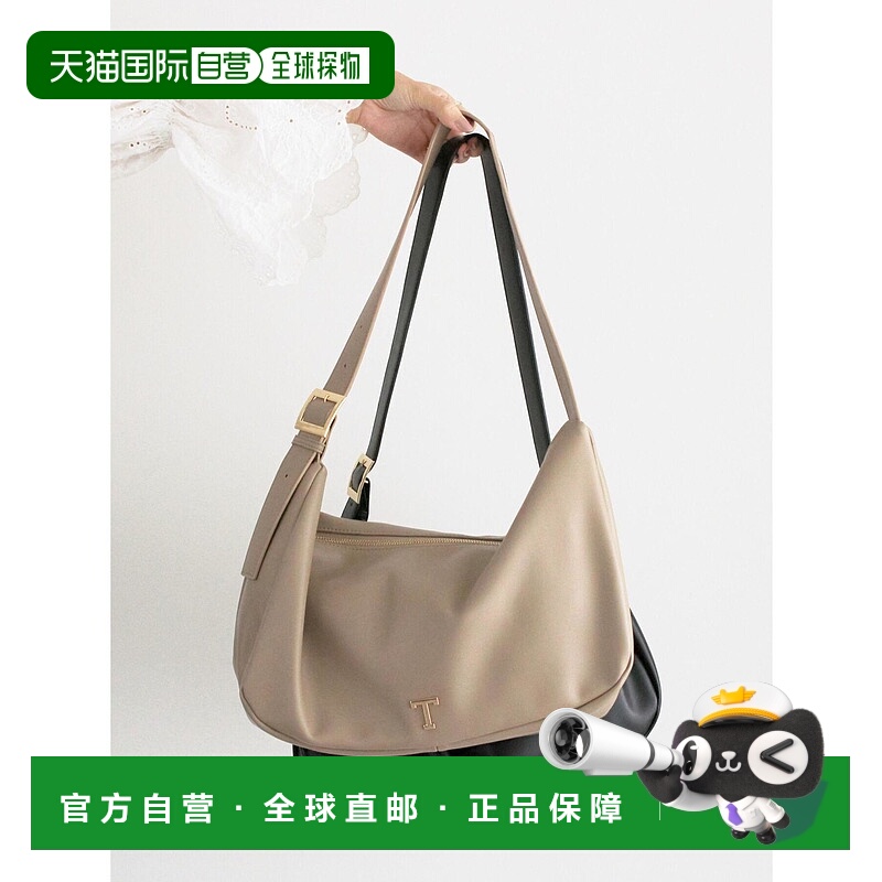 1h可退 日本直邮Te chichi 女装 T金属扣月亮风单肩包 柔软仿皮质