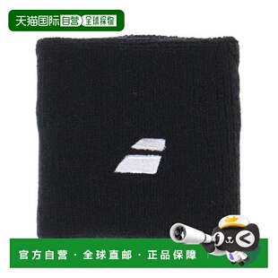 日本直邮BABOLAT 网球手腕带 CLUB WRIST BAND BUA2911C 黑色 男
