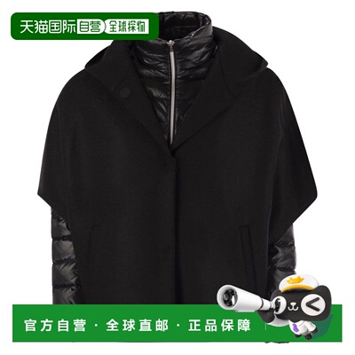 1h可退 香港直邮Herno 女士 双层羽绒服 PI00154DR33372 black黑