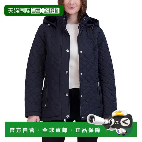 自营Laundry by Shelli Segal Snowchic New Graphic Quilted Jac