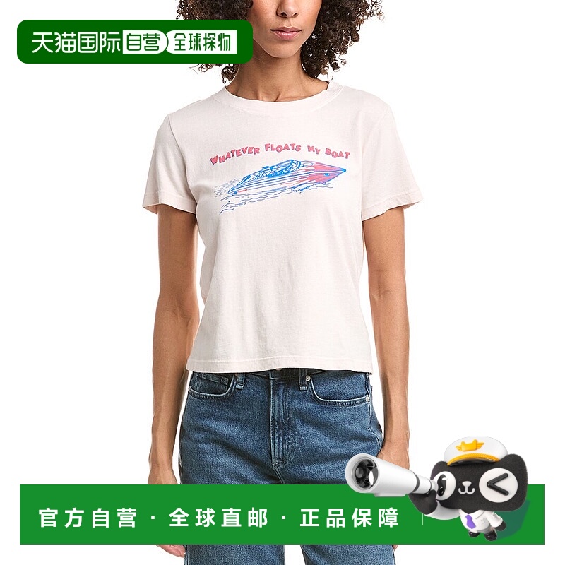 自营ASKK NY Classic Printed T-Shirt - tan 美国奥莱直发