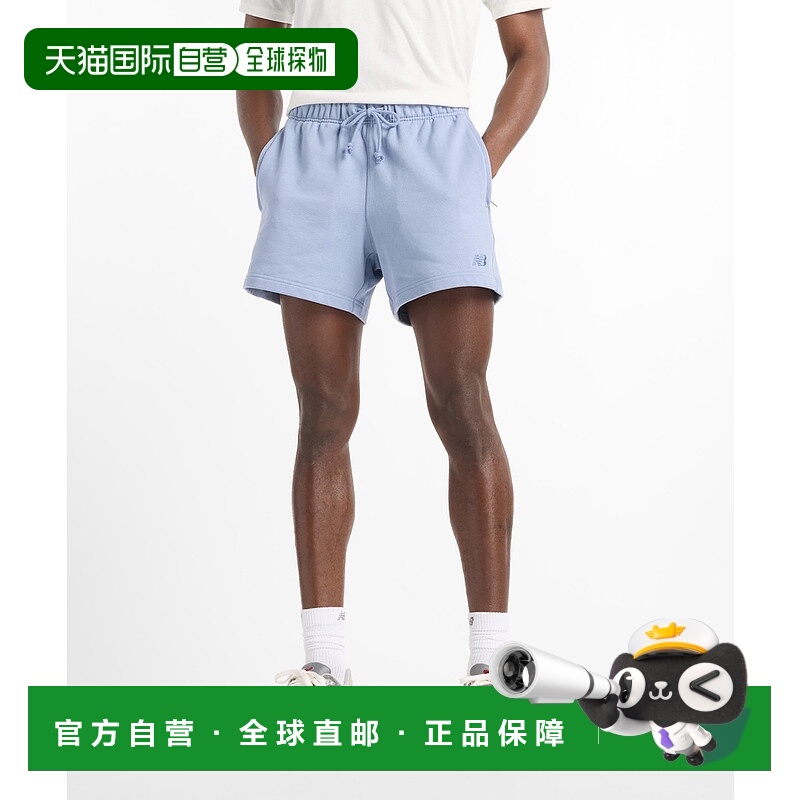 1h可退 日本直邮New balance 男士5寸法式毛圈运动短裤 MS41511DU