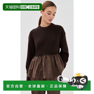 1h可退 香港直邮Cecilie Bahnsen 女士 Bera 再生羊绒毛衣