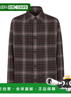 香港直邮Fendi 单排扣 Go-To 格纹夹克 FW1307ATEE
