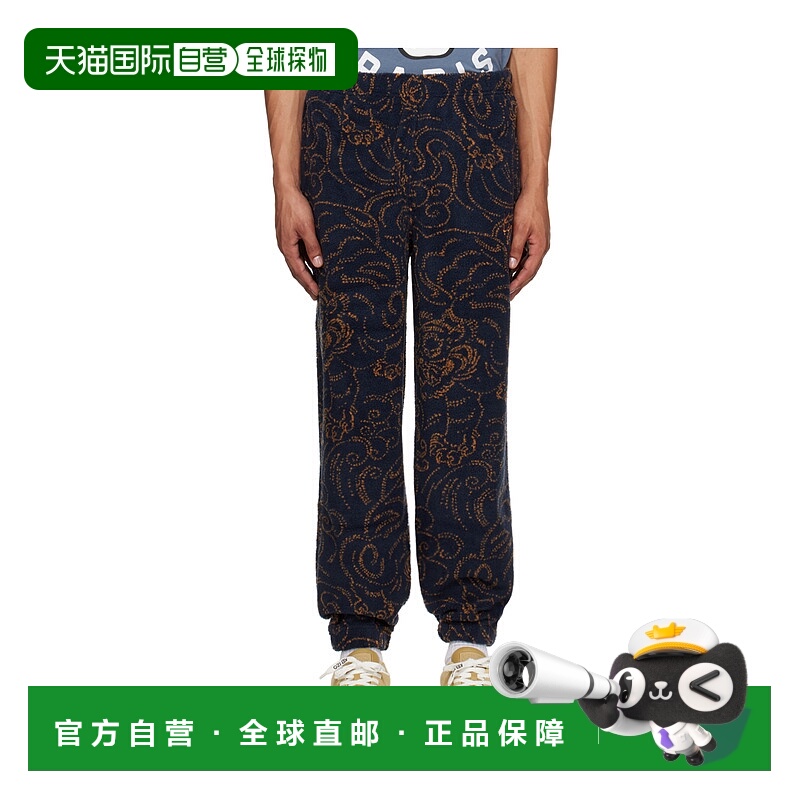 香港直邮KENZO 男士休闲裤 FE65PA8154FBBLUE卫裤束脚裤