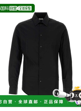 香港直邮BURBERRY 男士衬衫 8091925A1189 CO 黑色 Burberry Shir