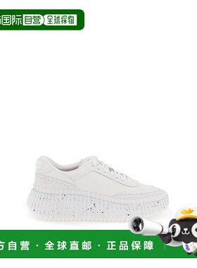 香港直邮CHLOÉ 女士休闲鞋 CHC24S00RBD100 AW2025 白色 NAMA MON