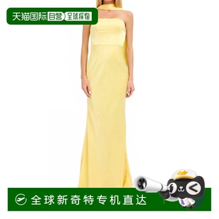 lena柠檬色阳光围巾礼服 自营 美国奥莱直发