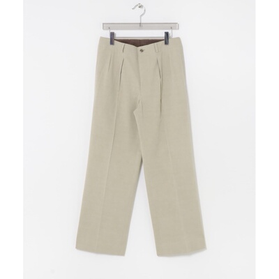 1h可退 日本直邮Cale 男士 春款双褶纯棉斜纹裤 CU261101040334