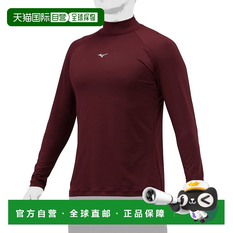 日本直邮MIZUNO-美祖诺（男子，女子）棒球汗衫高颈长袖12JAAP116