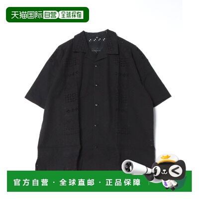 日本直邮CAYHANE 男女同款 宽松休闲开襟衬衫 刺绣棉质 IRF5204