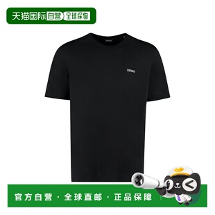 B760E7360A5短袖 香港直邮zegna 徽标刺绣T恤 男士 杰尼亚