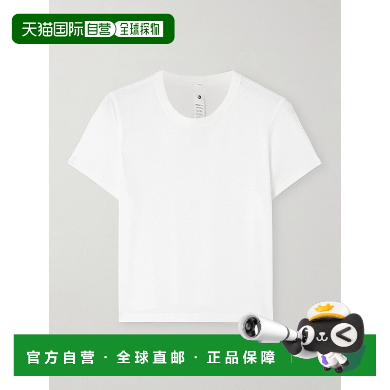 1h可退 香港直邮潮奢 Lululemon 女士 棉混纺针织T恤 LW3FGDS0