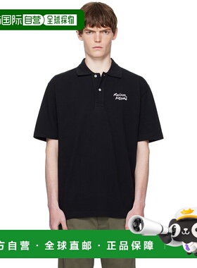 1h可退 香港直邮潮奢 MAISON KITSUNE 男士 黑色 Handwriting Com