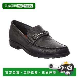 自营Bally Simpler Leather Loafer - black 美国奥莱直发巴利