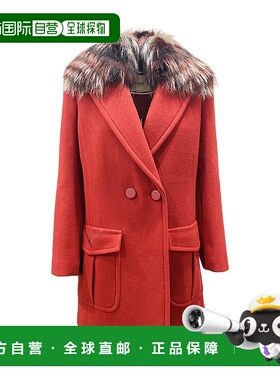 香港直邮FENDI 女士大衣 FJ6952A5GOF0GRED AW2025 红色 Fendi Fu