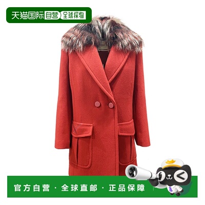 香港直邮FENDI 女士大衣 FJ6952A5GOF0GRED AW2025 红色 Fendi Fu