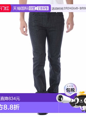 香港直邮Versace 直筒修身牛仔裤 V600367SVT01915BLU直筒裤