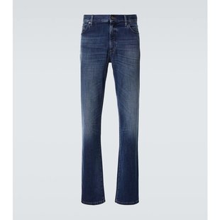 中腰紧身牛仔裤 潮奢 男士 Zegna 004093 杰尼亚