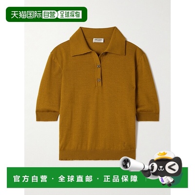 香港直邮Saint Laurent 圣罗兰 女士 Cassandre Polo 衫 801518YA