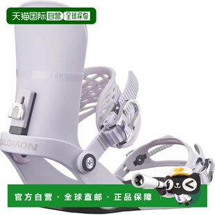 日本直邮SALOMON 雪板固定器 476508 EDB Violet 男女通用款 紫色
