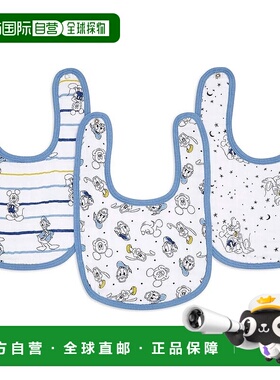 【日本直邮】Aden+Anais围兜 迪士尼 3个套装 米老鼠ESNC30006DIJ