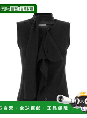 1h可退 香港直邮潮奢 Lemaire 女士 灰色 Asymmetrical Sleeveles