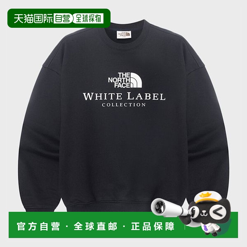 韩国直邮北面THE NORTH FACE 字母圆领长袖宽松卫衣 男女同款