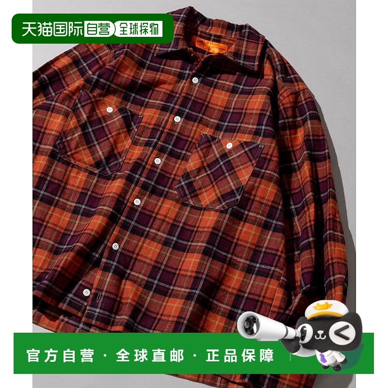 1h可退 日本直邮RED KAP 男装 棉质 短款长袖工装衬衫 1001311600