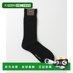 日本直邮COMME 市松花纹针织袜 ÇA 男士 0754QM03205 MEN 1h可退