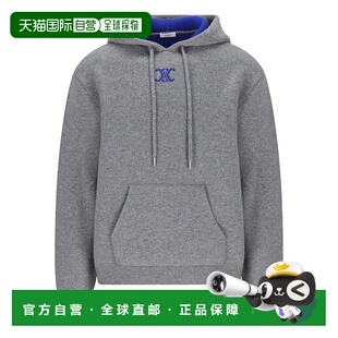 男士 灰色帽衫 卫衣 SS2026 RY0QZ0X7310DU 香港直邮CELINE