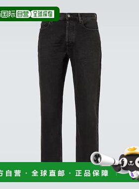 1h可退 香港直邮Saint Laurent 圣罗兰 男士 Mick 直筒牛仔裤