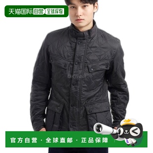 韩国直邮安欣同款 黑色纹理多口袋保暖柔软舒适 Barbour外套男女款