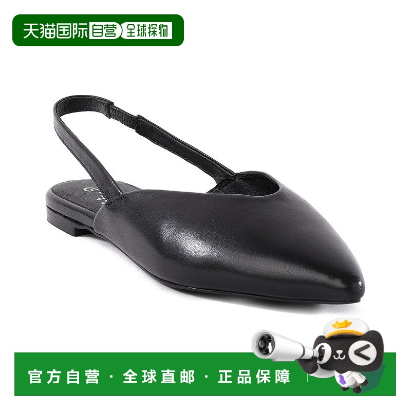 自营 seychelles塞舌尔 Holli 平底皮革鞋 - 黑色皮革 美国奥莱直