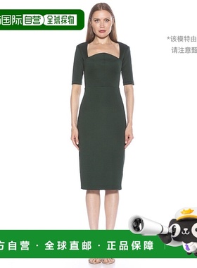 自营 alexia admor夏洛特连衣裙 - 黑色 美国奥莱直发包臀裙