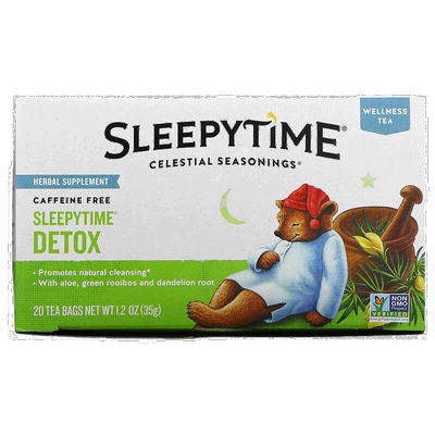 香港直发Celestial Seasonings花草茶蒲公英柠檬草20包留兰香茶包