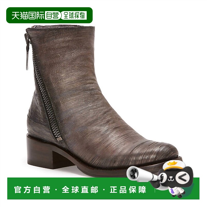 自营fryeWomen's Demi Zip Bootie In Pewter - pewter 美国奥莱