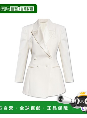 香港直邮GIVENCHY 女士西服 BW30KS15YR101 SS2025 白色 长袖西装