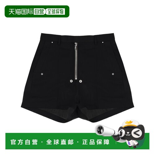 1h可退 欧洲直邮RICK OWENS 女士短裤 RP01F6306WG09 SS2026 黑色