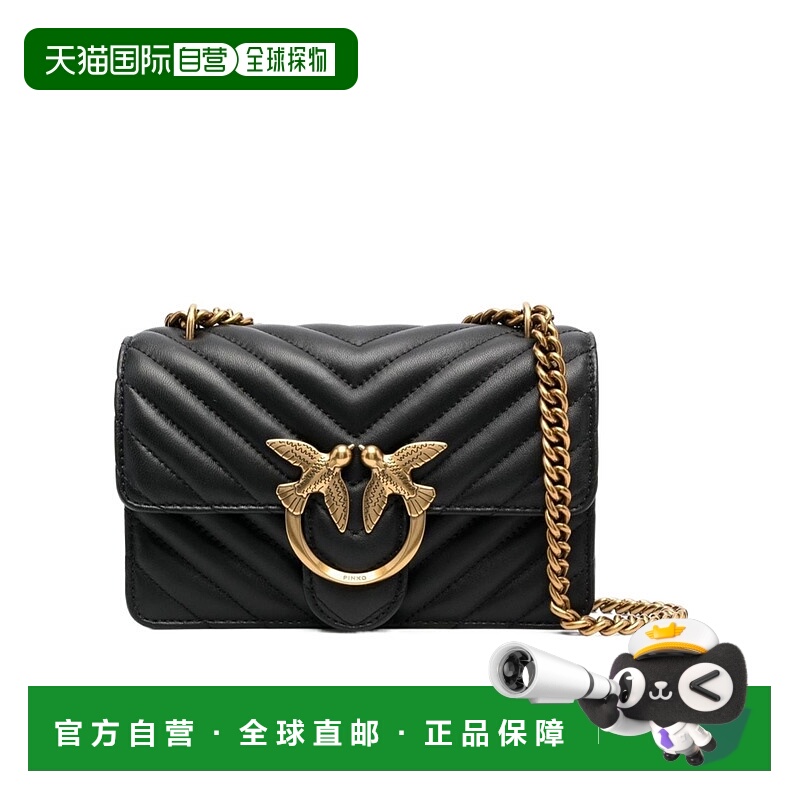 1h可退 香港直邮PINKO 女士单肩包 106173A0GKZ99Q AW2025 黑色