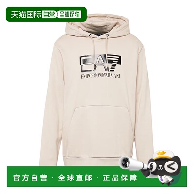 香港直邮EA7 Emporio Armani Logo标识连帽长袖卫衣 6RPM02PJ07Z