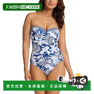 自营Women's Tommy Bahama Island Cays Blooms Swimsuit Blue Ba