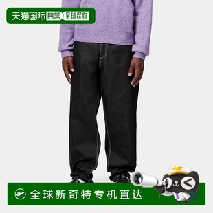 牛仔 欧洲直邮Carhartt Wip 男士 黑色棉休闲裤
