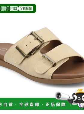 自营 journee collectionJournee 女士 Cosette 平底凉鞋 - 米色