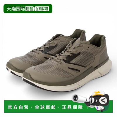日本直邮ECCO BIOM 2.2 M 男士商务休闲鞋 真皮系带 SMOKEY OLIVE