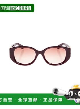 香港直邮CHLOÉ 女士太阳镜 CH0237SK0003 AW2025 酒红色 Sunglass