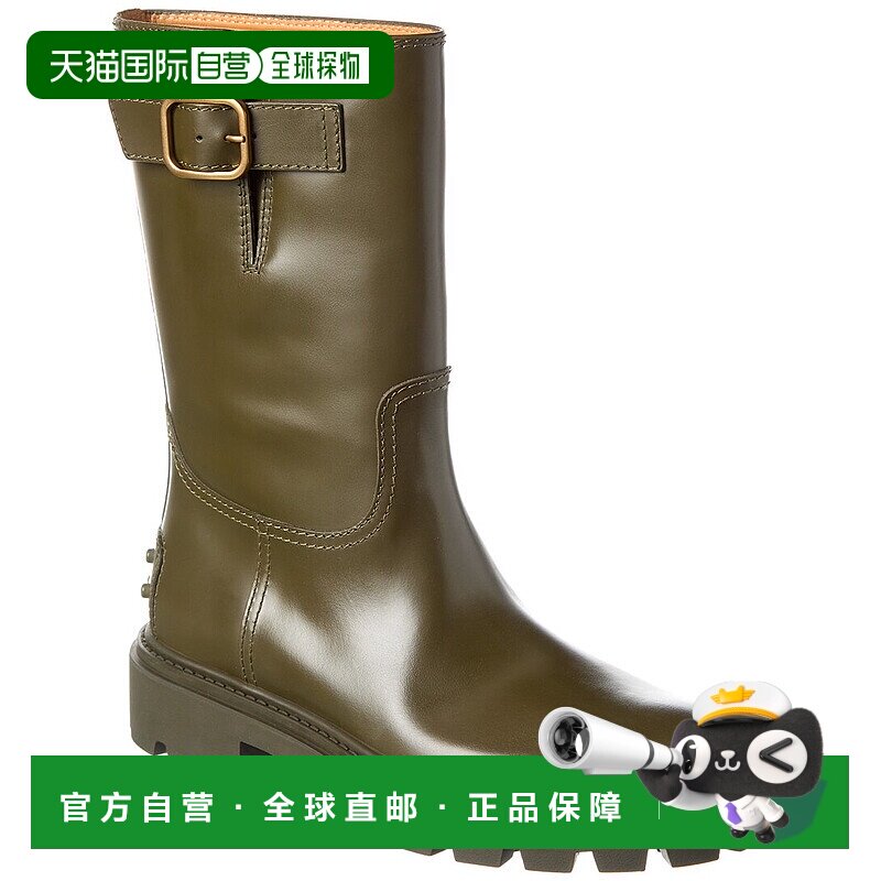 自营 tod'sTOD’s 皮靴 - 绿色 美国奥莱直发中筒靴