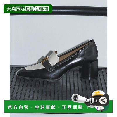 1h可退 日本直邮GRISE 女士 6cm方跟乐福鞋 深口金属logo设计 251