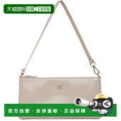 香港直邮Courreges Naplack 女士 1h可退 米色 Zipped 单肩包 126